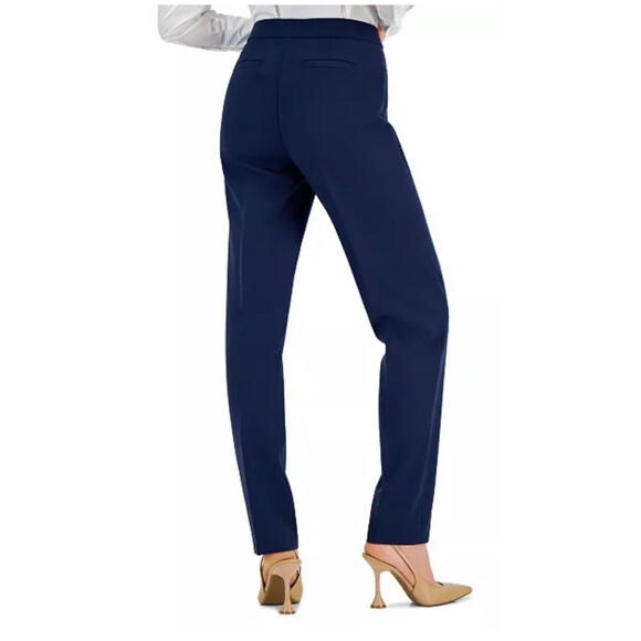 INC International Concepts Womens Mid Rise L-Pocket Straight Pants 2PS Blue NWT - Picture 13 of 15